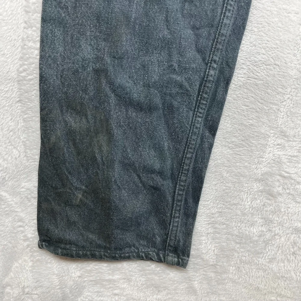 Vintage Levi's 501 Jeans Men's Blue Denim High Rise Straight Button Fly - 35X33‎